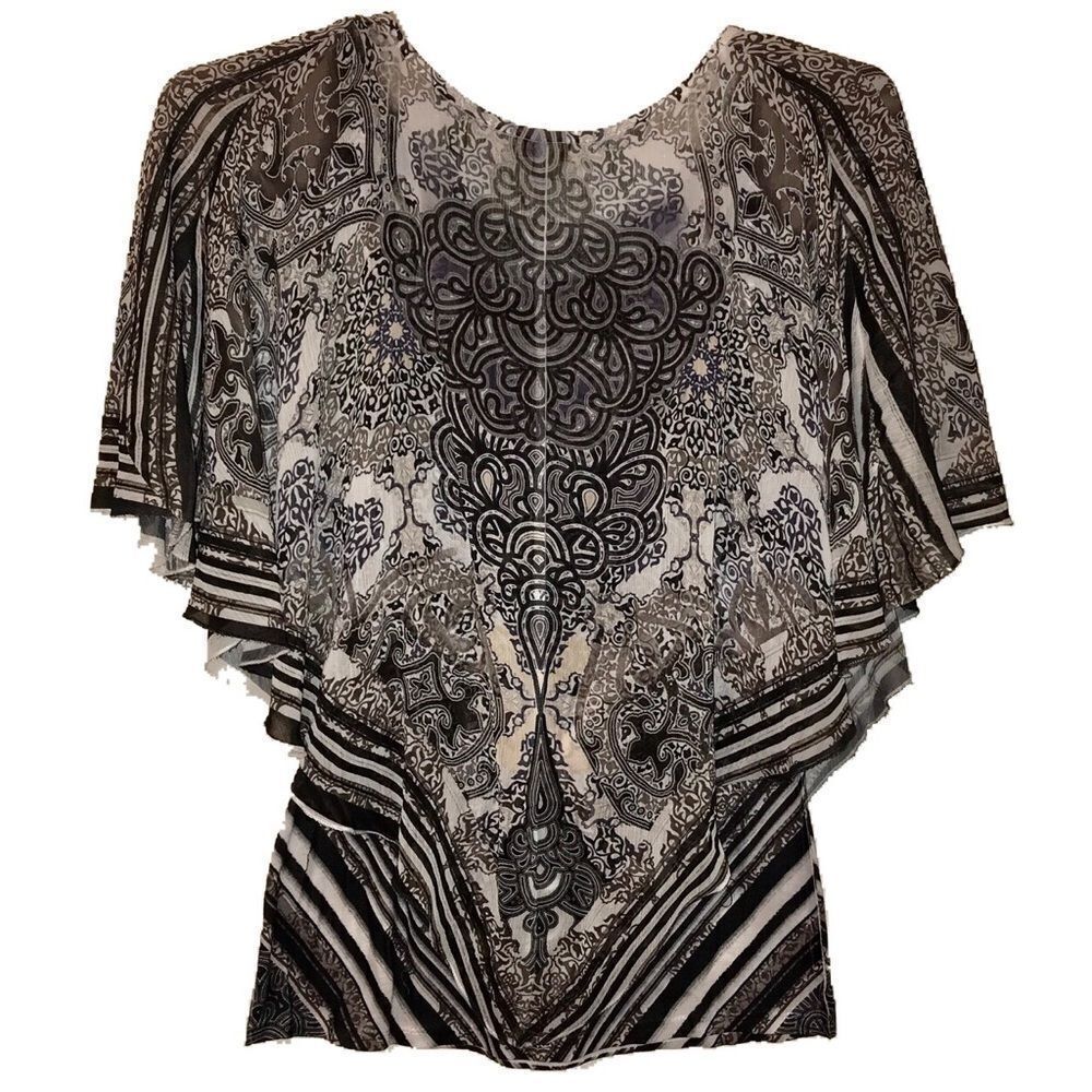 World Unity Pattern Printed stone emblished front - Picture 4 of 6